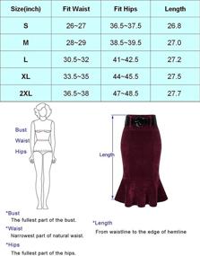 img 2 attached to 👗 Stretchy Bodycon Skirt - Belle Poque BP627 1 Women's Clothing