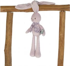 img 1 attached to Обнимайтесь с Kaloo Lapinoo: вельветовый кролик для машинной стирки для ваших малышей - идеальный подарок для детей от 0+ (розовый, высота 10 дюймов)