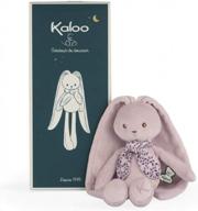 обнимайтесь с kaloo lapinoo: вельветовый кролик для машинной стирки для ваших малышей - идеальный подарок для детей от 0+ (розовый, высота 10 дюймов) логотип