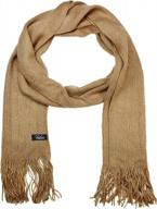 🧣 оставайтесь теплыми и стильными: falari вязанный зимний шарф 2098 черный для мужских аксессуаров в категории шарфы логотип