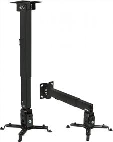 img 1 attached to Upgrade Your Home Theater Setup With The JIFAR Universal LED Projector Mount - White