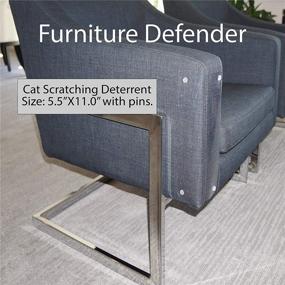 img 3 attached to Furniture Defender Cat Scratch Deterrent: Protect Your Upholstered Furniture with Love 🛋️ - Stops Scratching Cats - 2 Guards Per Package - Made in USA