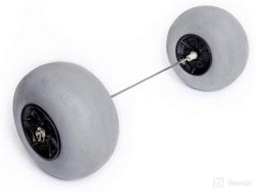 img 4 attached to 🏖️ Enhance Your Big Wheel Beach Cart with Fields Outdoor Supplies 12" Balloon Wheel Conversion Kit - Stainless Steel Axle, 2 Beach Tires, Easy Install, No Drilling/Tools Required!