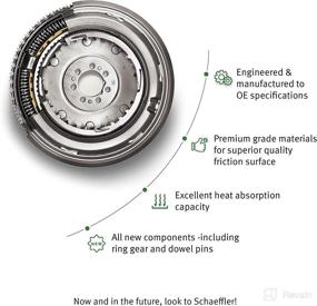 img 2 attached to 🔧 Upgraded SchaefflerLuK DMF023 Dual Mass Flywheel for Improved Performance - OEM Dual Mass Flywheel with LuK Replacement Clutch Parts