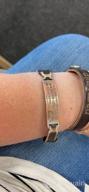 img 1 attached to Sister Bracelet Personalized Birthday Jewelry: The Perfect BFF Gift for Women with Engraved Mantra Cuff Bangle review by Stuart Dunn