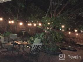 img 8 attached to Enhance Your Outdoor Ambience With Bulbrite STRING15/E26-S14KT Incandescent String Lights: Perfect For Garden, Patio, Wedding, Party, Holiday, Lawn, And Landscape