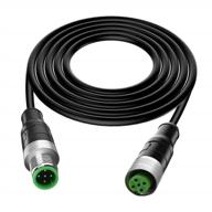 high-quality nmea 2000 field assembly terminator connectors and cables for enhanced garmin, lowrance, simrad, b&g navico network performance (16.5 feet cable length with connectors) logo