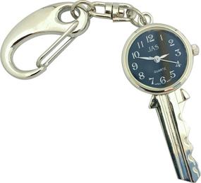img 1 attached to JAS Unisex Novelty Keychain Silver Women's Watches at Wrist Watches
