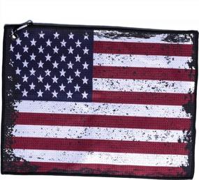 img 2 attached to Show Your Patriotism On The Greens: SHANKITGOLF USA Flag Golf Towel