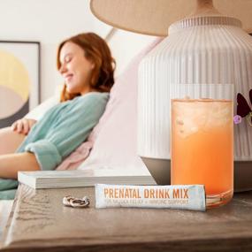 img 3 attached to MilkMakers Blood Orange Prenatal Drink Mix: Say Goodbye To Morning Sickness And Boost Immunity