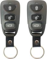 🔑 for 2010-2013 kia optima & 2012-2017 hyundai veloster keyless remote car key fob | auto key max (pair) логотип