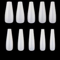 get stylish and natural looking nails: yimart 500pcs full cover acrylic coffin nails tips logo