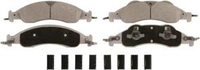 img 4 attached to Wagner ThermoQuiet MX1278 Semi-Metallic Brake Pads Set