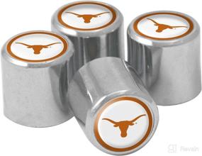 img 1 attached to Texas Longhorns Metal Valve 4 Pack