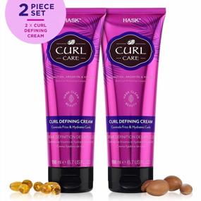img 3 attached to HASK CURL CARE Curl Defining Cream 2 Piece Bundle- Vegan Formula, Cruelty Free, Color Safe, Gluten-Free, Sulfate-Free, Paraben-Free