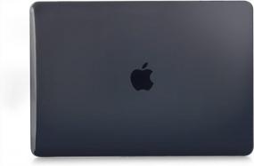 img 3 attached to Чехол Se7Enline для MacBook Pro 16 2021/2020/2019 - сверхтонкий жесткий чехол для A2141 с сенсорной панелью и крышкой для клавиатуры - кристально-черный