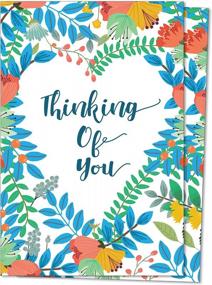 img 4 attached to Floral Thank You Postcards, 50 Count 4X6” Inches - Thick Cardstock Ideal For Greeting Cards, Family, Friends, Clients, Business, Teachers, Students, And More