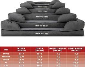 img 1 attached to 🐶 The Dog's Bed Orthopedic Dog Bed: Large & Extra Large Sizes, Premium Memory Foam for Senior Support, Post-Surgery Recovery, Lameness, Illness - Waterproof & Washable Covers Included (S-XXL)