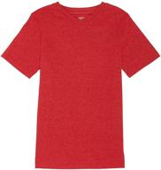 👕 crimson heather french toast crewneck for boys - tops, tees & shirts logo