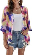 stylish chiffon tropical hawaiian cardigans for women: perfect addition to swimsuits & cover ups collection logo