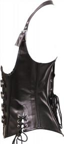 img 2 attached to Victorian Steampunk Leather Bustier Corset By Bslingerie® - Enhance Your Look Now!