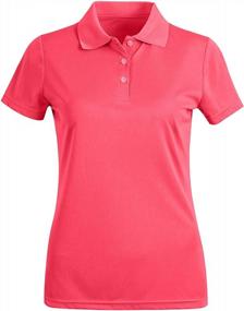 img 4 attached to MOHEEN Women'S Quick Dry Short Sleeve Polo Shirts Moisture Wicking Performance Athletic Golf Polo