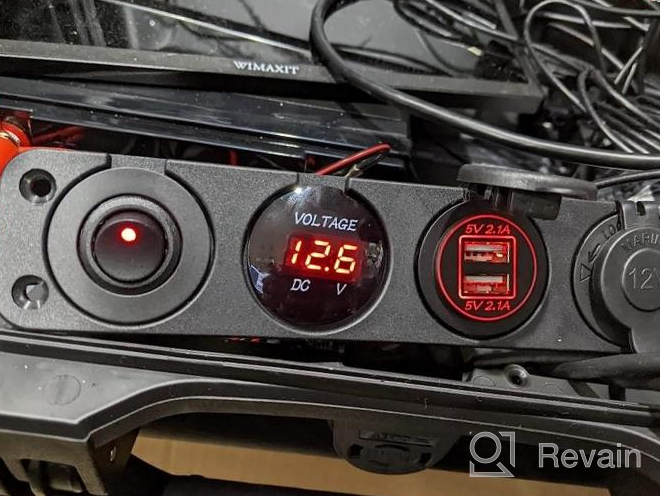 img 1 attached to Versatile 4-In-1 Charger & Power Outlet Panel With LED Display And Dual USB For Truck, Car, Marine Boats & RVs: GOOACC review by Logan Goozmer