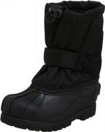 зимние ботинки для мальчиков western chief tundra toddler black логотип