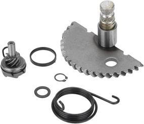 img 4 attached to 🛵 Suuonee Starter Start Kit: High-Quality Aluminum Kick Start Shaft & Gear Assembly Set for GY6 50CC 80CC 139QMB Scooter Moped