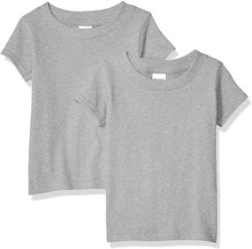 img 2 attached to 👕 Gildan Boys' Toddler T Shirt 2 Pack - White Clothing and Tops for Kids, Tees & Shirts