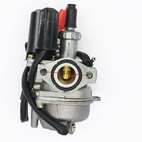 img 4 attached to 🔌 19mm Electric Choke MothAr Carburetor for Honda 50cc 2 Stroke Engine Kymco Dio 50 SA50 SK50 SYM DD50 ZX50 AF34/35 ZX34/35 - 28-inch