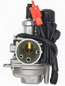 img 1 attached to 🔌 19mm Electric Choke MothAr Carburetor for Honda 50cc 2 Stroke Engine Kymco Dio 50 SA50 SK50 SYM DD50 ZX50 AF34/35 ZX34/35 - 28-inch