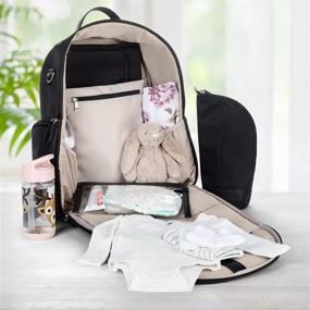 img 2 attached to 👜 LOLA & ROAM Nylon Diaper Bag Backpack and Accessories: The Ultimate Solution for Stylish Moms