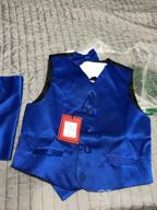 img 1 attached to 👔 Boys' Satin Formal Vest by Gioberti - Trendy Boys' Clothing for Special Occasions review by Marklen Baeskens
