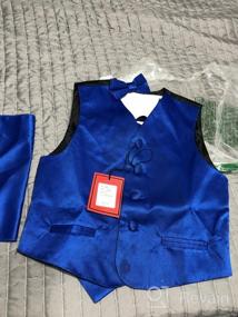 img 6 attached to 👔 Boys' Satin Formal Vest by Gioberti - Trendy Boys' Clothing for Special Occasions