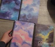 img 1 attached to Capture Your Dreams With SIIXU Star Rover Journal | Colorful Spiral Notebook For Ideas, Meetings & Memories | Lined Pages With Beautiful Light Blue Design | 136 Pages | Large Size & Lay Flat review by Anthony Hales