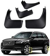 🚗 enhance protection with topgril fit for volvo xc90 2016-2022 mud flaps kit - front and rear 4-pc set логотип