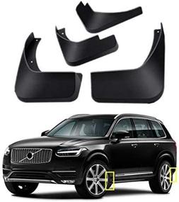 img 4 attached to 🚗 Enhance Protection with TOPGRIL Fit for Volvo XC90 2016-2022 Mud Flaps Kit - Front and Rear 4-PC Set