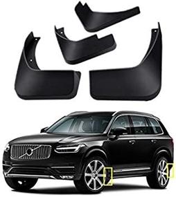 img 2 attached to 🚗 Enhance Protection with TOPGRIL Fit for Volvo XC90 2016-2022 Mud Flaps Kit - Front and Rear 4-PC Set