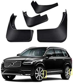 img 1 attached to 🚗 Enhance Protection with TOPGRIL Fit for Volvo XC90 2016-2022 Mud Flaps Kit - Front and Rear 4-PC Set