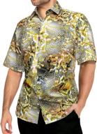 🌸 barry wang novelty button flower shirts: a must-have for men's fashion enthusiasts logo