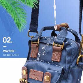 img 2 attached to Женская сумка через плечо Charmore - легкая и водостойкая сумка для телефона для удобной переноски и стильной функциональности