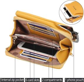 img 2 attached to Imeetu Small Leather Wallet Crossbody Women's Handbags & Wallets ~ Crossbody Bags