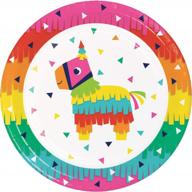 fiesta fun paper plates, 8 ct logo