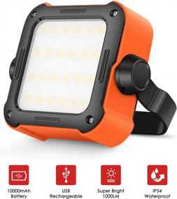 img 4 attached to Rechargeable Led Camping Lantern With Power Bank And Waterproof Design For Emergencies, Hiking And More