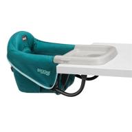 isle blue chicco quickseat hook-on chair for convenient feeding and easy storage logo