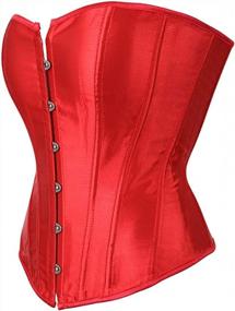img 2 attached to Women'S Sexy Vintage Underbust Corset Bustier Waist Cincher With G-String S-6XL - Blidece