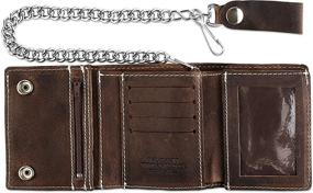 img 2 attached to Blocking Tri Fold Vintage Cowhide Tc315 Solid Men's Accessories - Wallets, Card Cases & Money Organizers