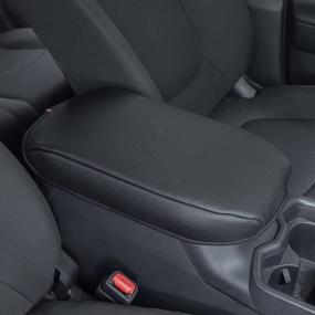 img 3 attached to Upgrade Your Toyota RAV4 With JDMCAR Center Console Cushion - Customize And Protect Your Interior With PU Leather Cover