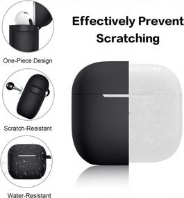 img 1 attached to Protect Your AirPods 3 In Style With Hamile Silicone Case Cover & Keychain